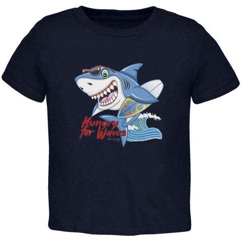 Shark Hungry for Waves Toddler T Shirt