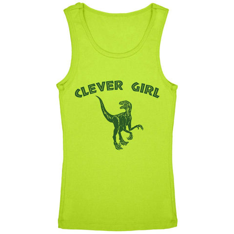 Jurassic Velociraptor Clever Girl Youth Girls Tank Top