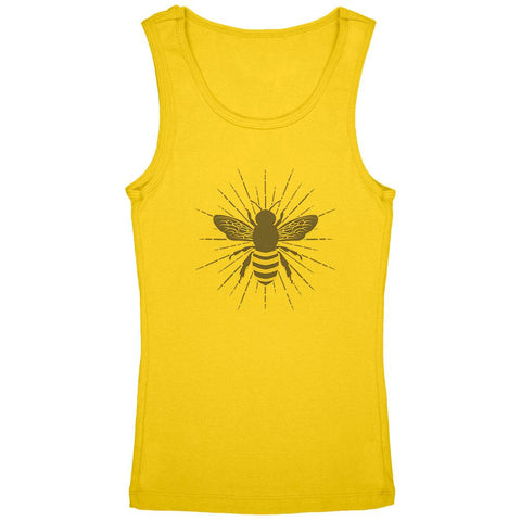 Bumble Bee Rays Youth Girls Tank Top
