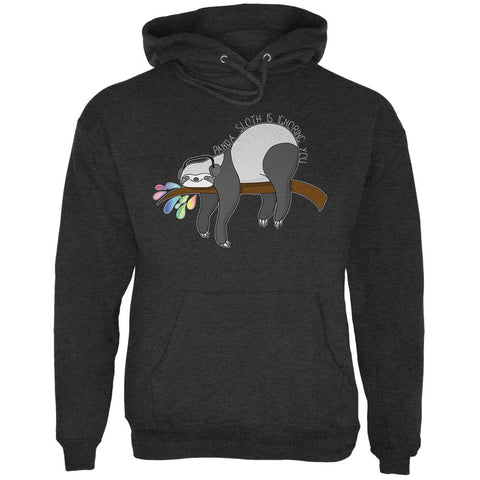 Panda Sloth is Ignoring You Mens Hoodie