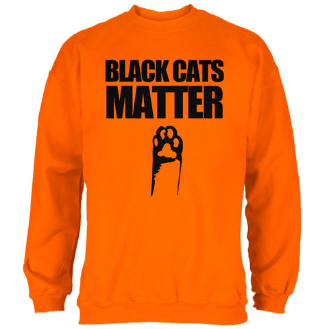 Halloween Black Cats Matter Mens Sweatshirt