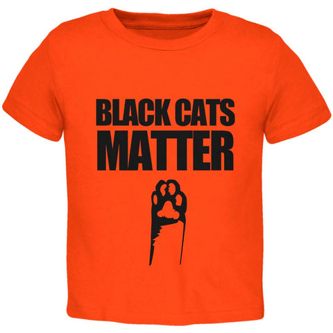 Halloween Black Cats Matter Toddler T Shirt