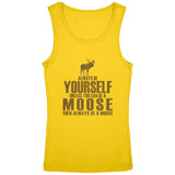 Always Be Yourself Moose Youth Girls Tank Top