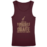 Always Be Yourself Giraffe Youth Girls Tank Top