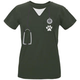 Halloween Vet Veterinarian Scrubs Costume Womens Organic T Shirt