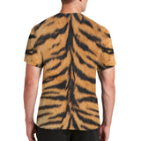 Halloween Costume Tiger All Over Mens Costume T Shirt with Tiger Ears Headband
