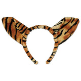 Halloween Costume Tiger All Over Womens Costume T Shirt with Tiger Ears Headband