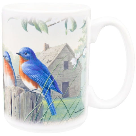 Birds On A Pole Coffee Mug
