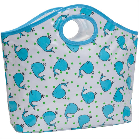 Whales All-Over Cutout Tote Bag