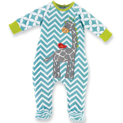 Giraffe Hanging Out Infant One Piece Pajamas
