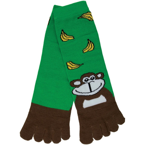 Monkey with Bananas Women's Toe Socks