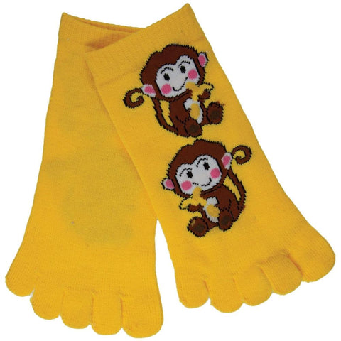 Monkeys Eating Bananas Toe Socks