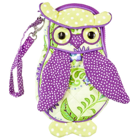 Piccadilly the Owl Soft Plush Wristlet Bag