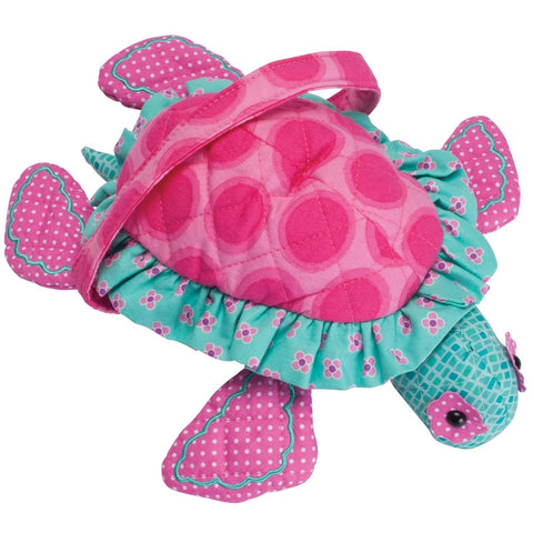 Hot Dot the Turtle Quilted Purse