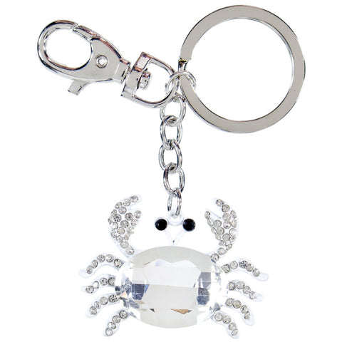 Crab Sparkling Body Keychain