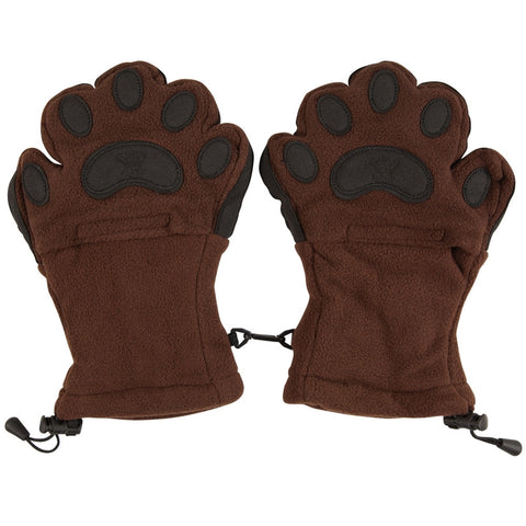 Bear Hands Brown Youth Mittens