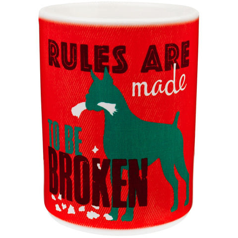 Dog Rules Are Made To Be Broken Coffee Mug