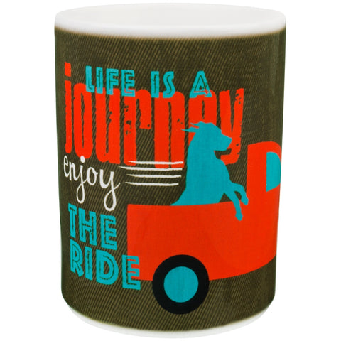 Dog Life's A Journey Coffee Mug