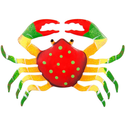 Red Crab Body Bobble Metal Magnet