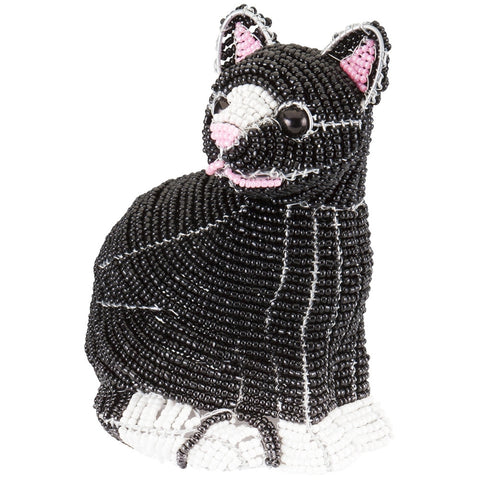 Cat Body Handcrafted Beaded Sculpture