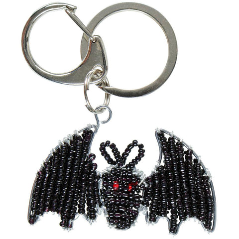 Bat Body Beaded Keychain