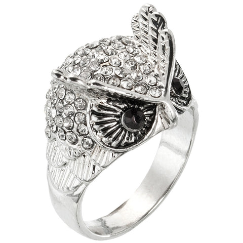 Owl Head Ring