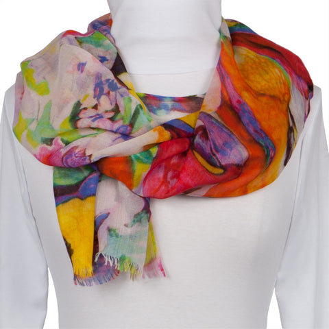Parrots Collage All-Over Scarf