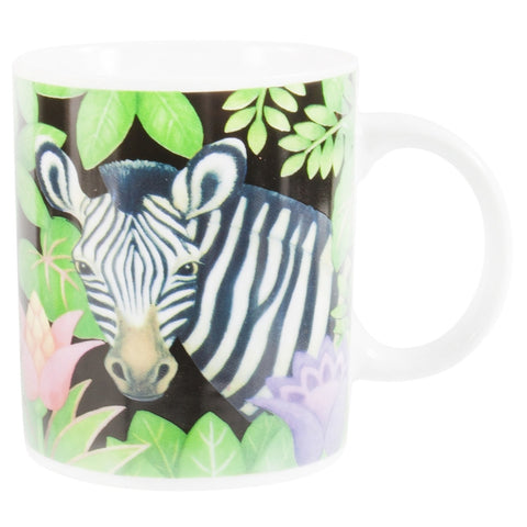 Zebra In Jungle Coffee Mug