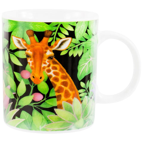 Giraffe In Jungle Coffee Mug