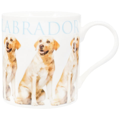 Yellow Labrador Repeat Body Coffee Mug