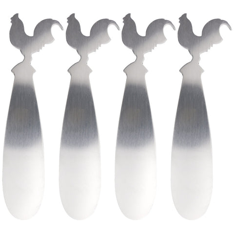 Rooster Body Set of Four Spreaders