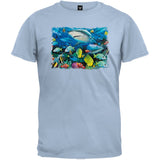 Reef Sharks 3D Light Blue T-Shirt