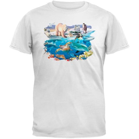 Solar Trans - The Aquarium White T-Shirt