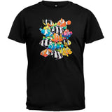 Humbugs And Clowns Black T-Shirt
