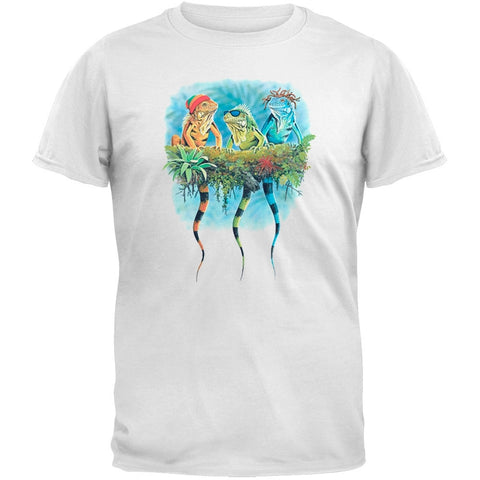 Solar Trans - Reggae Iguana White T-Shirt