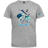 Billfish Slam Heather Gray T-Shirt