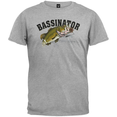 Bassinator Heather Gray T-Shirt