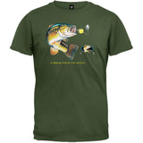 Large Mouth Bass Combination Black T-Shirt