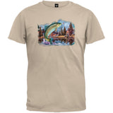 Rainbow Trout Air Heather Gray T-Shirt