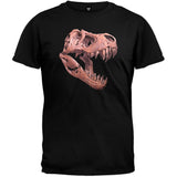 Jurassic - 3DT - T-Rex Skull Black T-Shirt