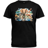 3DT - African Oasis Black T-Shirt