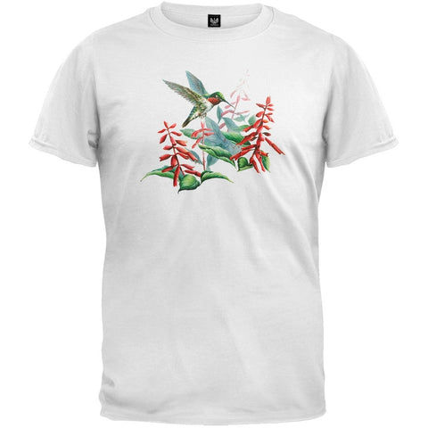 Summer Hummingbird White T-Shirt