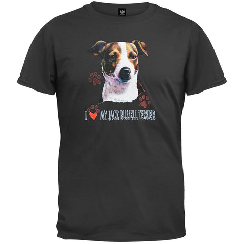 I Paw My Jack Russell Terrier Black T-Shirt