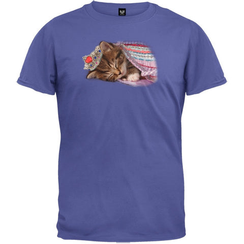 Sleeping Kitten Purple T-Shirt