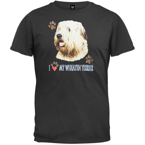 I Paw My Wheaten Terrier Black T-Shirt