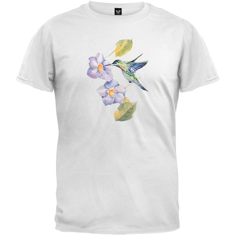 Hummingbird Garden White T-Shirt