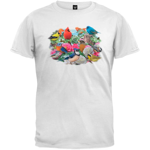 Birds for all Seasons White T-Shirt