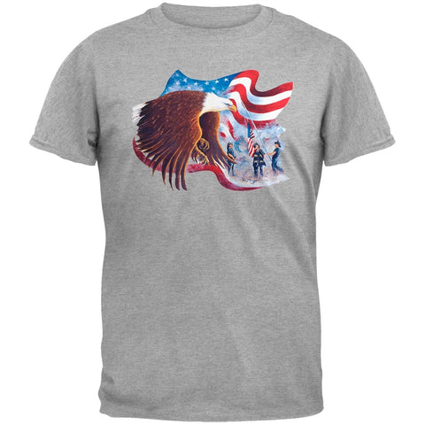 Eagle Freedom Heather Gray T-Shirt