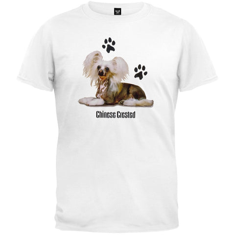 Chinese Crested Profile White T-Shirt