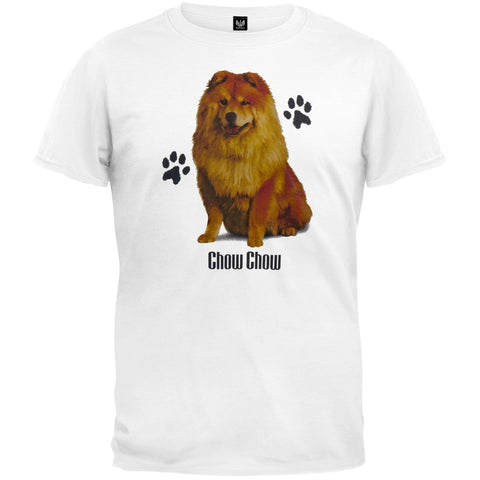 Chow Chow Profile White T-Shirt